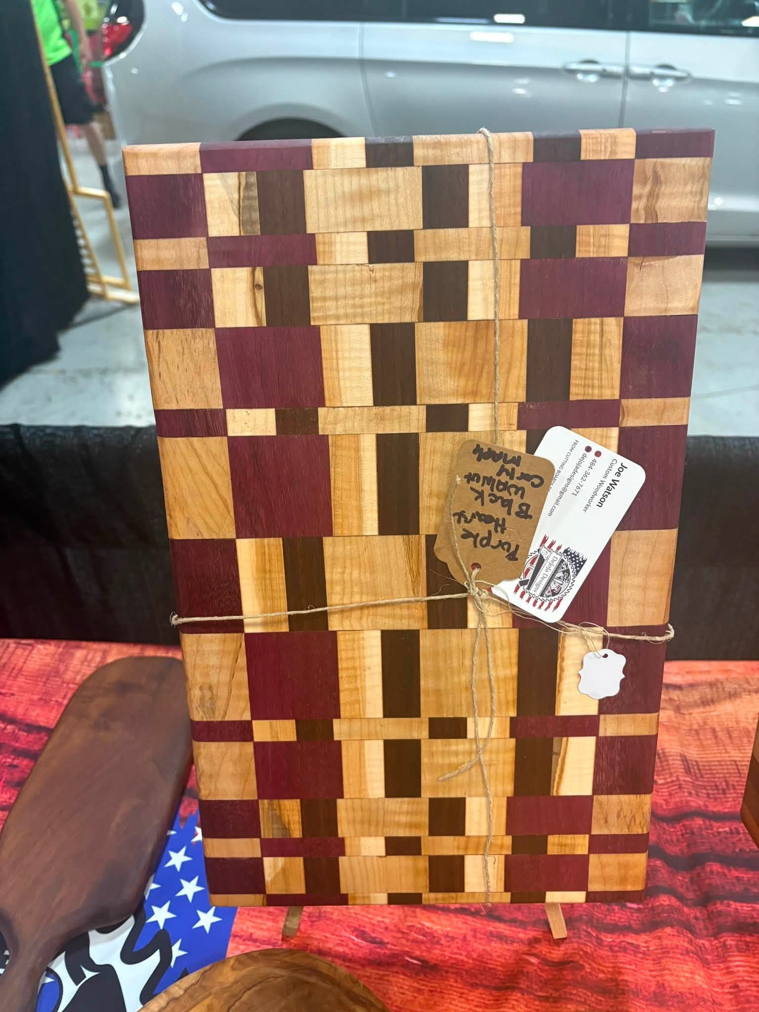Ut Enim Checkered Cutting Board